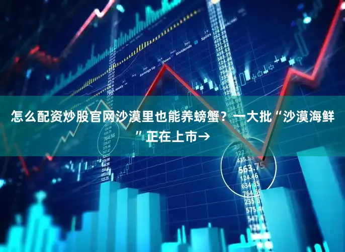 怎么配资炒股官网沙漠里也能养螃蟹？一大批“沙漠海鲜”正在上市→